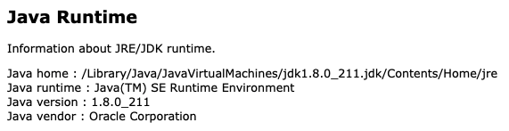 Java Runtime